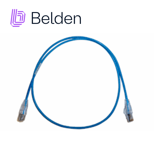 Belden Patch Cord Cat6 UTP RJ-45 Macho - RJ-45 Macho 60cm Azul - Imagen 2