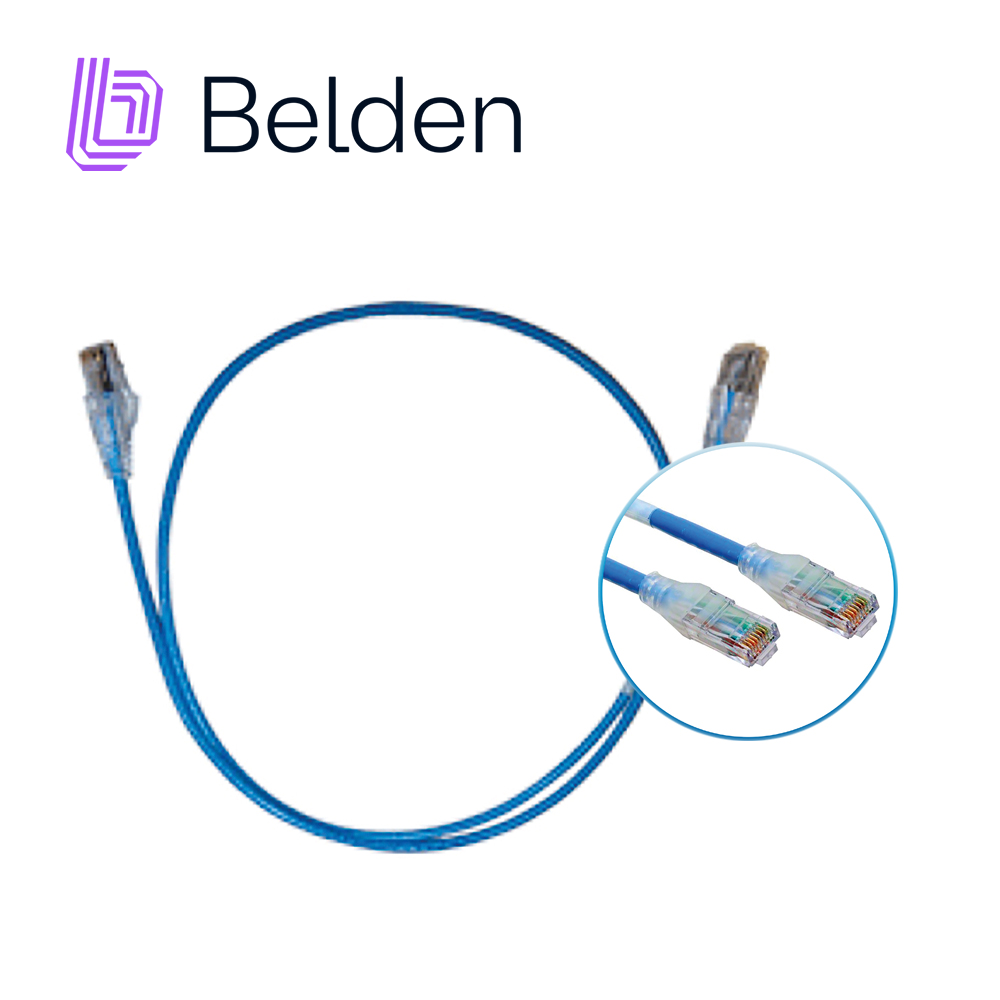 Belden Patch Cord Cat6 UTP RJ-45 Macho - RJ-45 Macho 3 Metros Azul C6D1106010 - Imagen 1