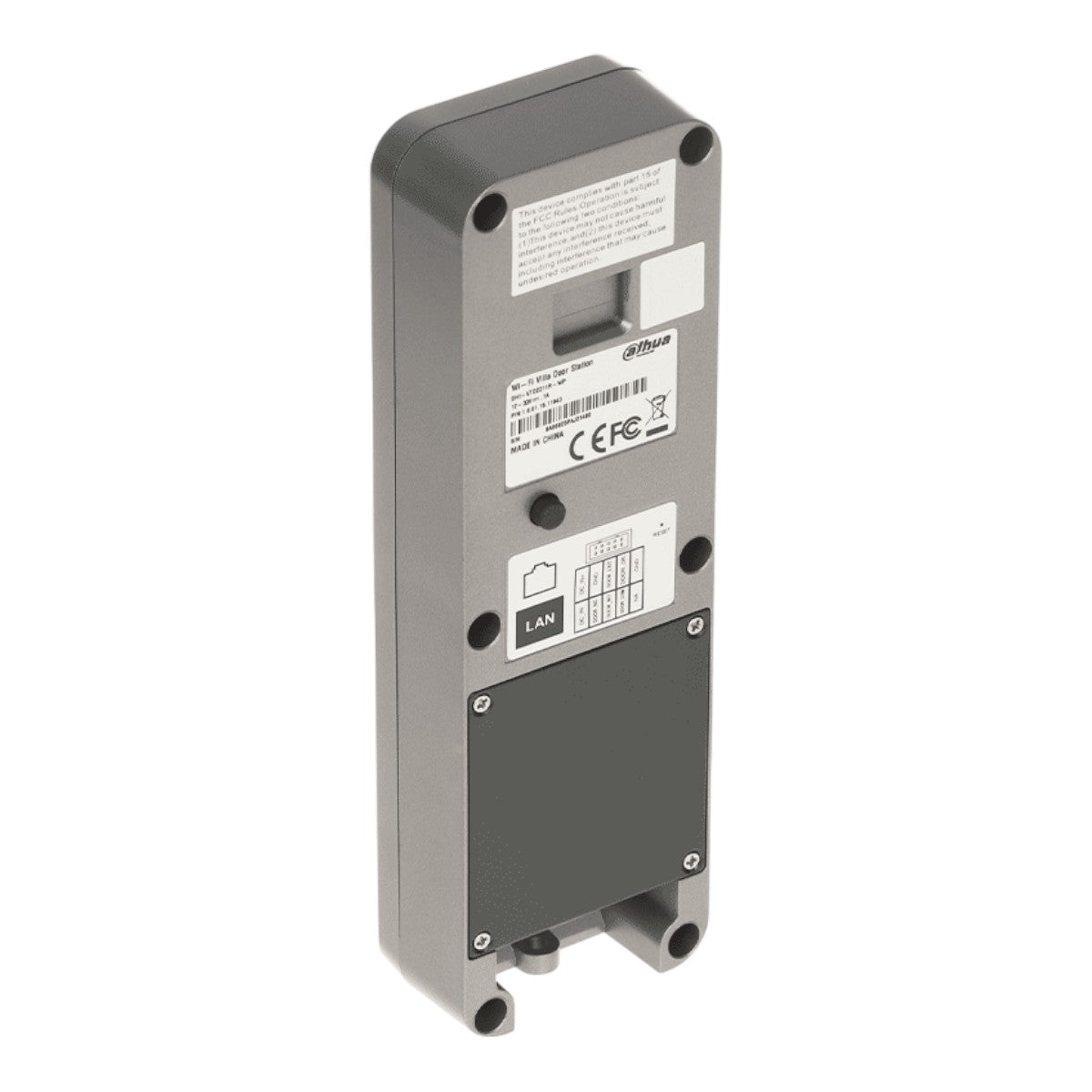 Kit de Videoportero IP Wifi Monitor de 7 Pulgadas Wifi 6&1 E&S de Alarma Soporta PoE Frente de Calle con Camara de 2 Megapixeles Ranura MicroSD Apertura de Puerta Soporta Hasta 3000 Tarjetas IP65 DHI-KTW02 - SILYMX