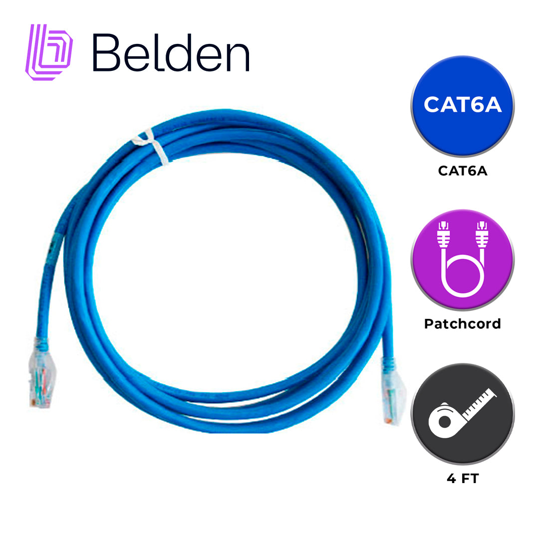 Belden Patch Cord Cat 6A UTP 1.2 Metros Azul | CA21106004 - Imagen 6
