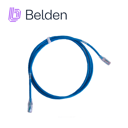 Patch Cord Belden Cat6a RJ-45 7 pies 2.1 Metros Azul CA21106007 - Imagen 2