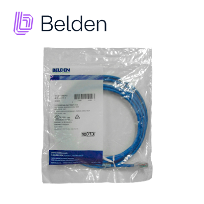 PatchCord Belden Cat6a RJ-45 3 Metros Azul 10 Ft CA21106010 - Imagen 3