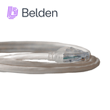 Patch Cord Cat 6ABELDENCA21109007Patch Cord Cat6A 2.1m (7ft) 10GX RJ45 Blanco CMR 10 Gigabit Ethernet Cobre Solido Belden CA21109007 - SILYMX