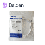 Patch Cord Cat 6ABELDENCA21109007Patch Cord Cat6A 2.1m (7ft) 10GX RJ45 Blanco CMR 10 Gigabit Ethernet Cobre Solido Belden CA21109007 - SILYMX