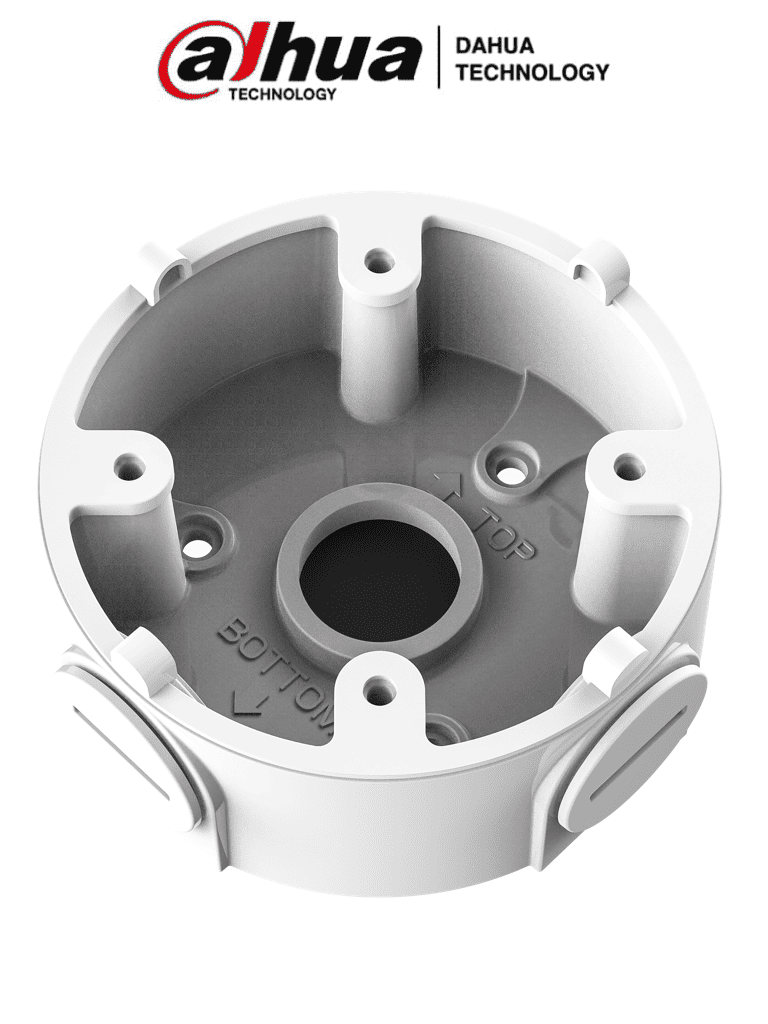 Accesorios CCTVDAHUADH-PFA13A-ECaja de Conexiones Aluminio 4 Puntos Montaje Cámaras Domo HDW1000 HDW1100 HDW1200 DAHUA DH - PFA13A - E - SILYMX