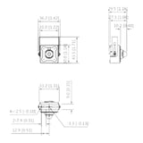 Cámara HDCVI Pinhole 1080p/2 Megapíxeles Lente de 2.8 MM 103 Grados de Apertura 1 Entrada de Audio WDR BLC HLC Starlight DH-HAC-HUM3201BN-0280P-S2 - SILYMX