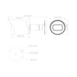 Cámaras Analógicas BalaDAHUADH-HAC-HFW1801TN-A-0280BCamara Bullet HDCVI 4K Lente 2.8mm WDR IR 30m Dahua DH - HAC - HFW1801TN - A - 0280B - SILYMX