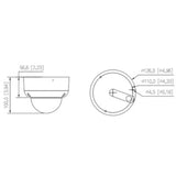 Cámara De Seguridad Dahua Antivandálica De 2 Megapíxeles DH-HAC-HDBW2241RAN-Z-A - SILYMX