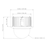 Cámara Domo PTZ de 2 Megapíxeles 1080p 25x de Zoom Óptico Montaje en Plafón o Techo Falso WDR Real 120dB Starlight Antivandálica IK10 DH-SD52C225-HC-LA - SILYMX