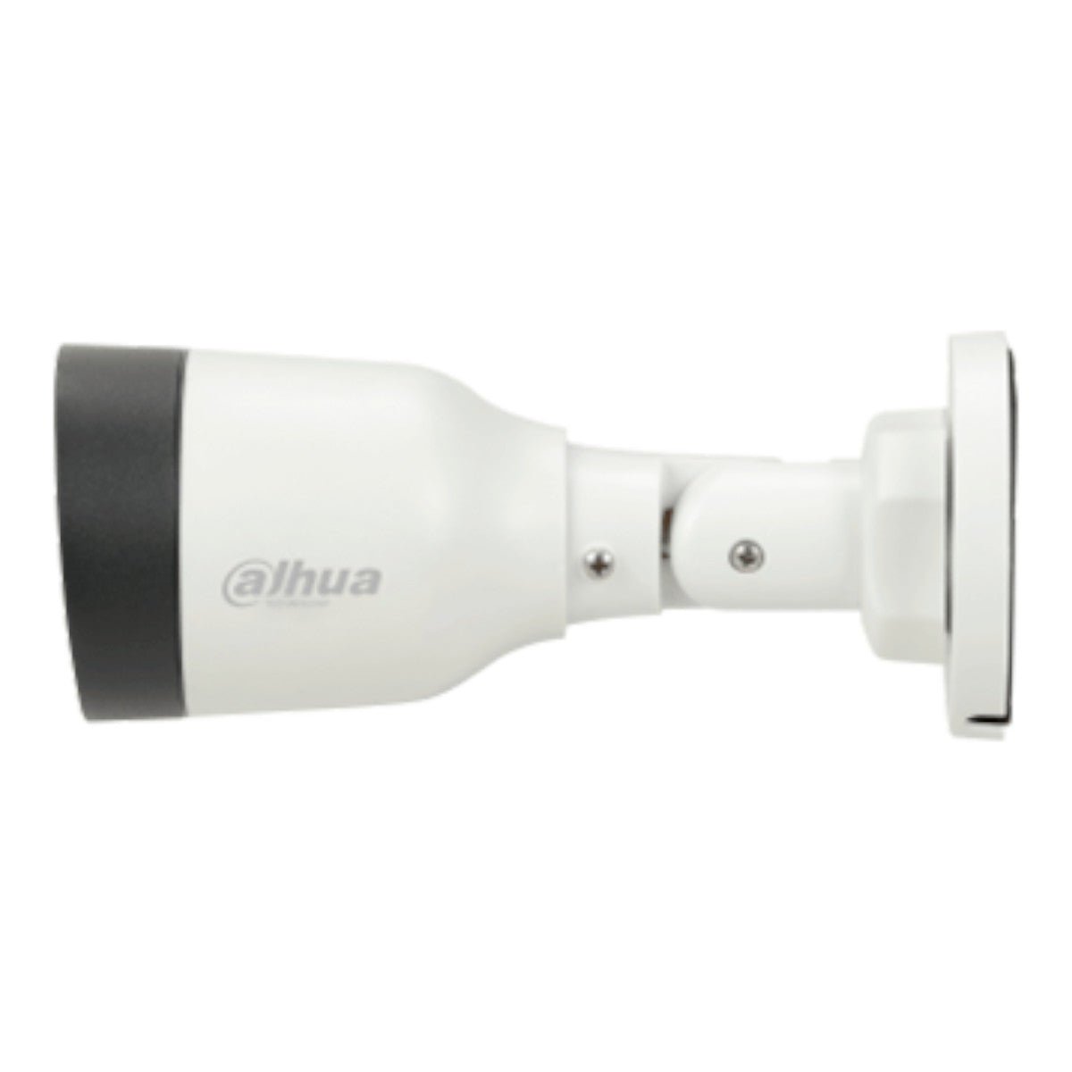 Cámara IP Bullet de 2MP lente de 2.8mm ángulo de visión de 102 grados micrófono integrado compresión H.265+ IR de 30m protección IP67 PoE DWDRDH-IPC-HFW1230S1-A-S5 - SILYMX