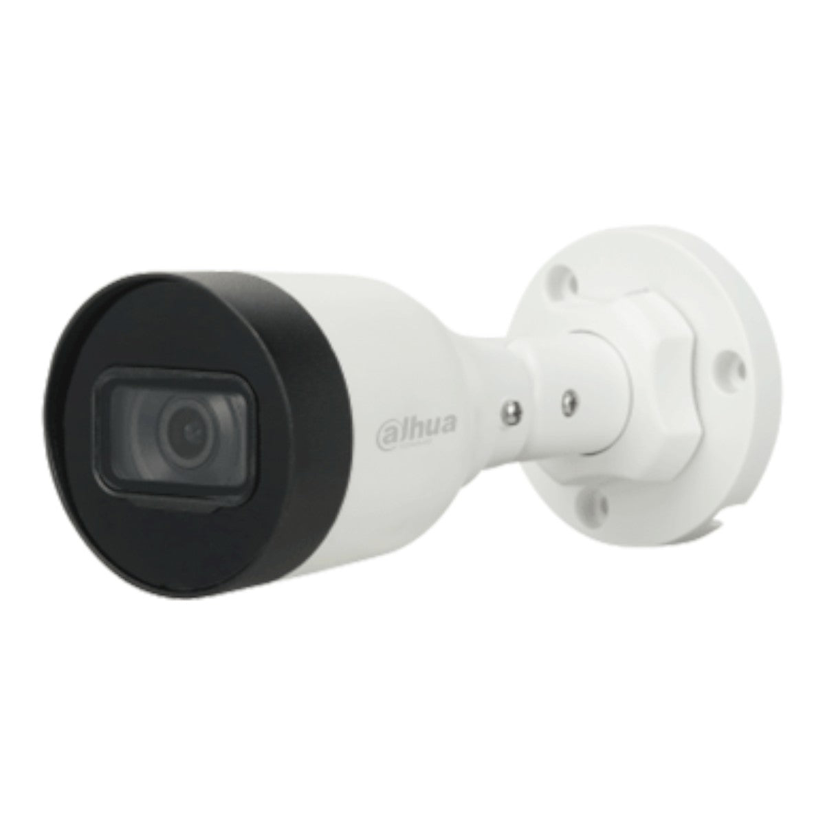 Cámara IP Bullet de 2MP lente de 2.8mm ángulo de visión de 102 grados micrófono integrado compresión H.265+ IR de 30m protección IP67 PoE DWDRDH-IPC-HFW1230S1-A-S5 - SILYMX