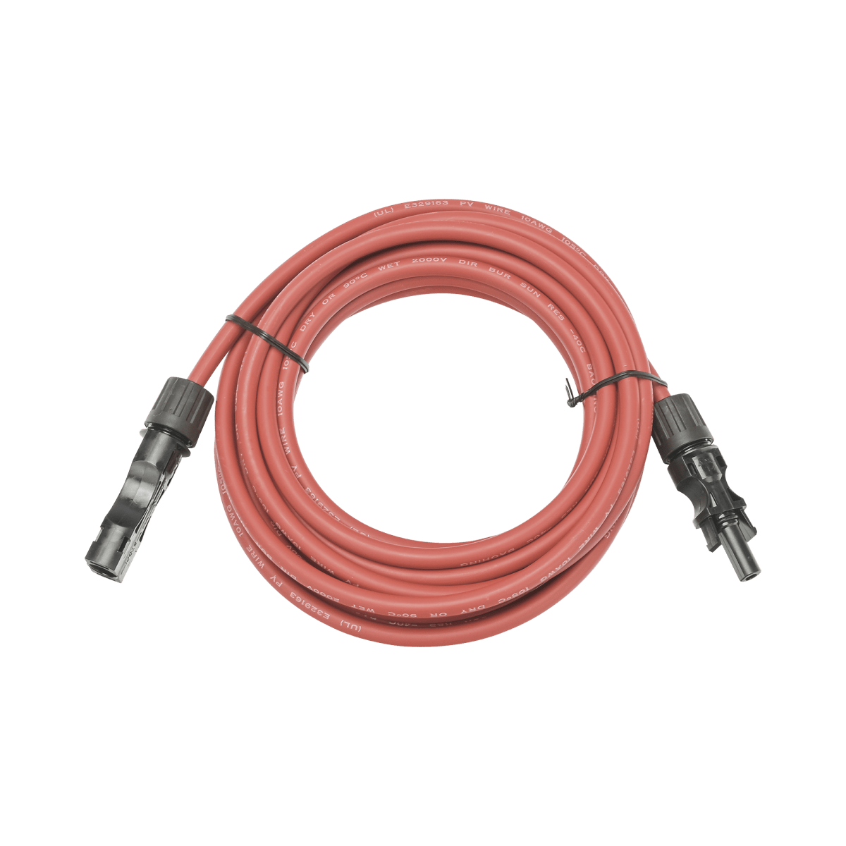 Cables Fotovoltaicos SolaresEPCOM POWERLINECBLMC42P5MREDV2Cable Fotovoltaico 2.5m (8.2ft) Rojo 10 AWG Terminal MC4 - M EPCOM POWERLINE CBLMC42P5MREDV2 - SILYMX