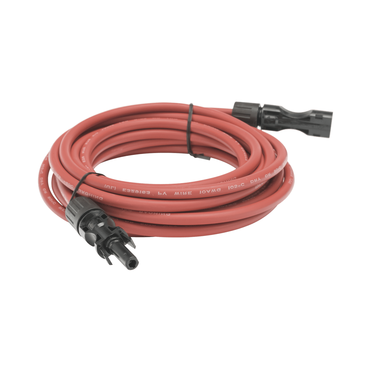Cables Fotovoltaicos SolaresEPCOM POWERLINECBLMC42P5MREDV2Cable Fotovoltaico 2.5m (8.2ft) Rojo 10 AWG Terminal MC4 - M EPCOM POWERLINE CBLMC42P5MREDV2 - SILYMX