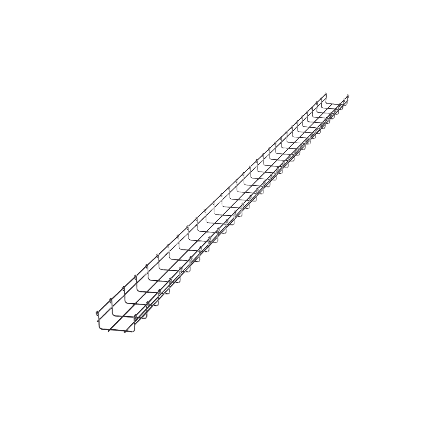 Charola tipo malla 54/100 mm con acabado ElectroZinc hasta 86 cables Cat6 tramo 3m CH-54-100EZ CHAROFIL - Imagen 3