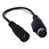 Adaptador Universal DC Hembra a Minidin 4 Pines Macho / Recomendado para DVR´s epcom / HIKVISION EPCOM POWERLINE - Imagen 1