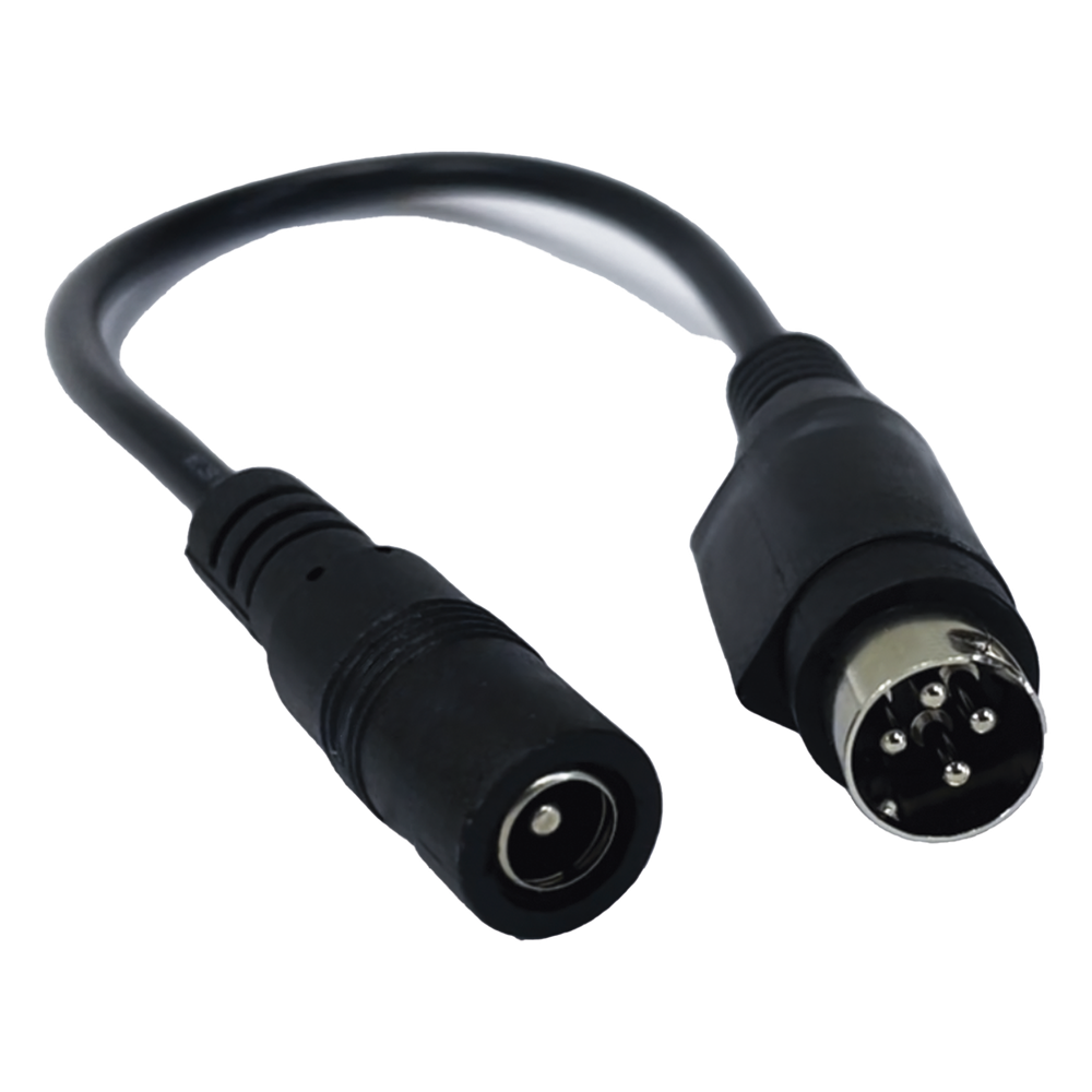 Adaptador Universal DC Hembra a Minidin 4 Pines Macho / Recomendado para DVR´s epcom / HIKVISION EPCOM POWERLINE - Imagen 1