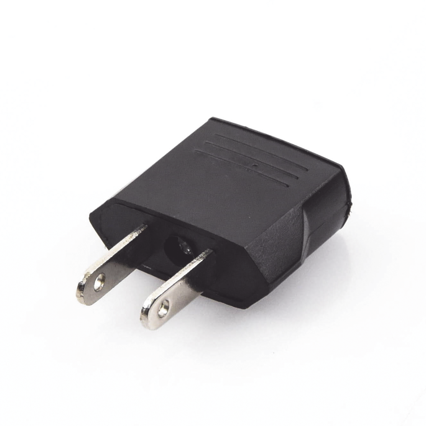 Adaptador de enchufe europea a americano, Calidad PREMIUM @ 6 A ; 110 - 250 Vca EPCOM POWERLINE - Imagen 1