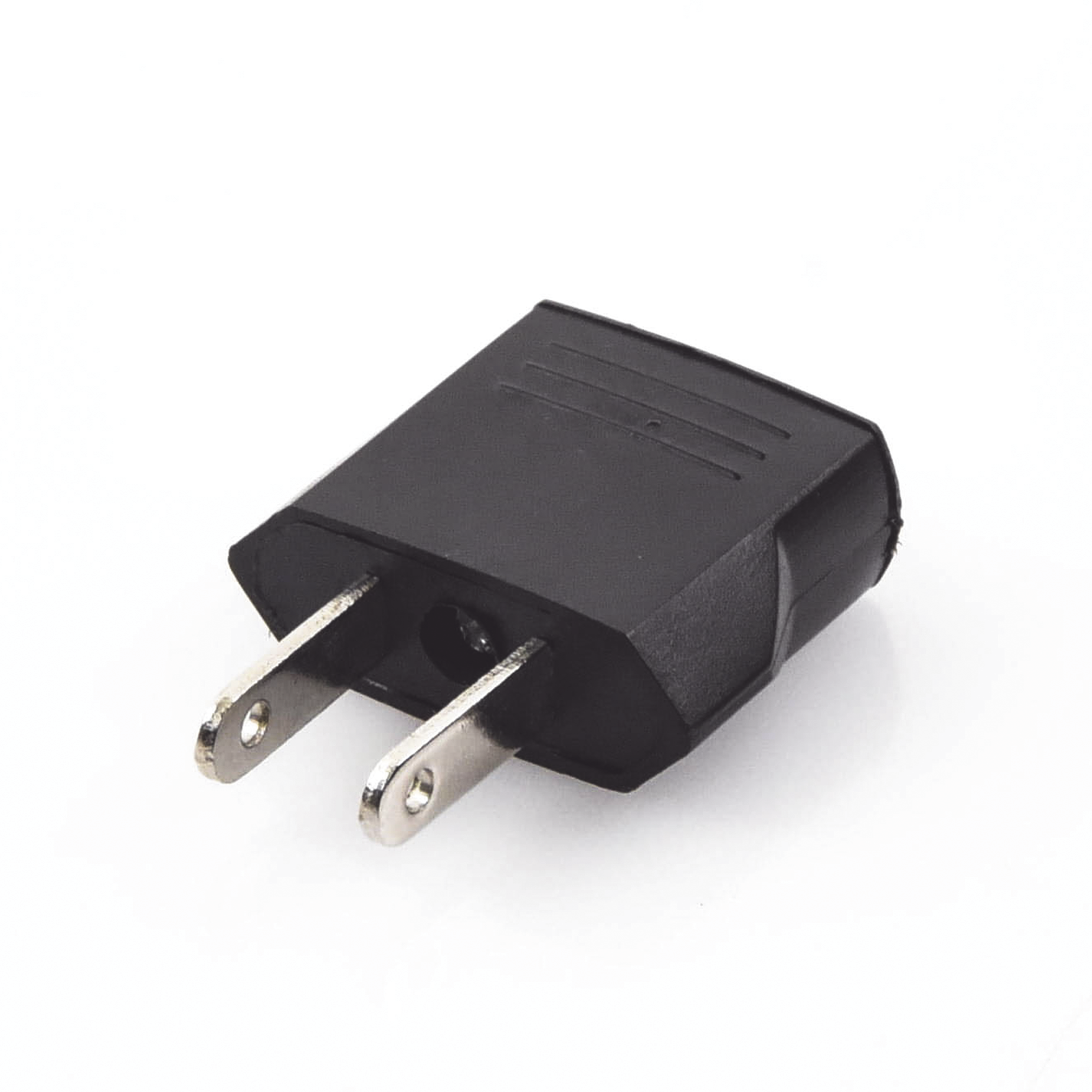 Adaptador de enchufe europea a americano, Calidad PREMIUM @ 6 A ; 110 - 250 Vca EPCOM POWERLINE - Imagen 1