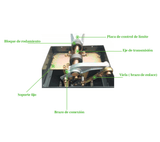 Barreras VehicularesZK TECOCMP200RBarrera Vehicular Derecha Brazo Telescópico 2.6 - 4.5m Apertura 3s Anti - impacto LED ZKTeco CMP200R - SILYMX