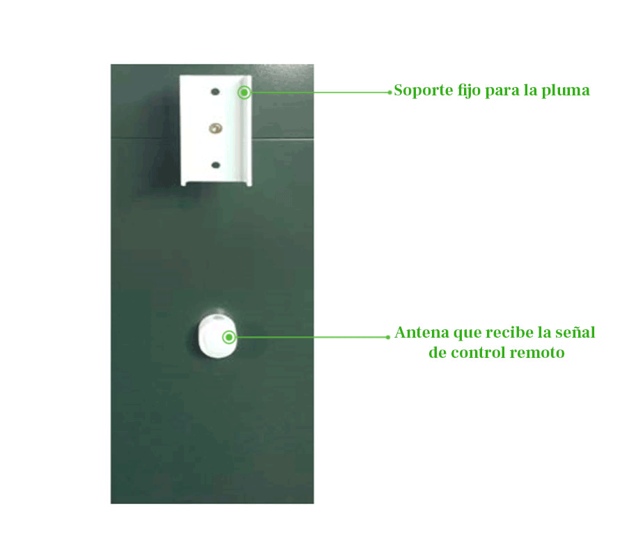 Barreras VehicularesZK TECOCMP200RBarrera Vehicular Derecha Brazo Telescópico 2.6 - 4.5m Apertura 3s Anti - impacto LED ZKTeco CMP200R - SILYMX