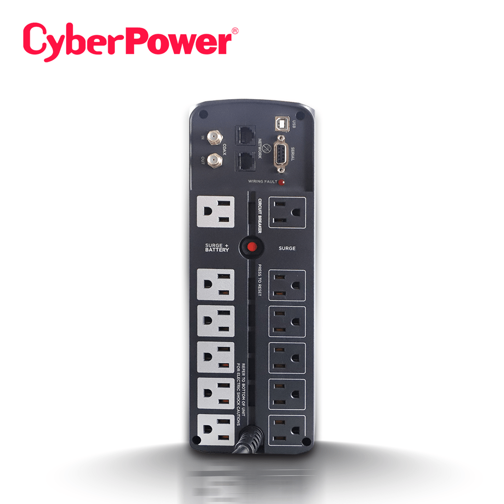 UPS / No BreakCYBERPOWERCP1500AVRLCDaNo Break UPS Torre 1500VA 900W LCD 6 Contactos Respaldo AVR Linea Interactiva CyberPower CP1500AVRLCDa - SILYMX