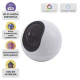 VideovigilanciaEZVIZCS-H6Cámara IP PTZ WiFi 5MP 3K Detección IA Humana Mascotas Doble Banda Seguimiento EZVIZ CS - H6 - SILYMX