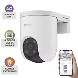 Cámaras IP PTZEZVIZCS-H8C/3MP/4GCámara PT IP 3MP 2K 4G Lente 4mm Visión Nocturna Color Giro 360° Seguimiento Inteligente EZVIZ CS - H8C/3MP/4G - SILYMX