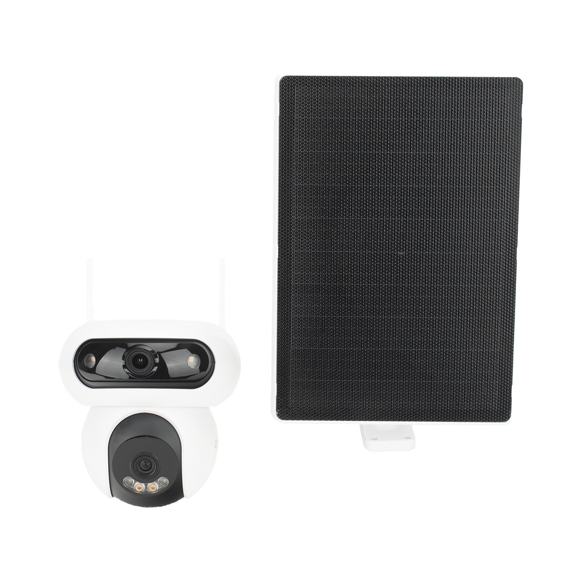 Camara IP Solar Doble Lente 4MP+4MP Wi-Fi 6 4G LTE Bateria 10,400 mAh Panel Solar 8W IP65 EZVIZ CSHB90X/SP/4G/W - Imagen 3