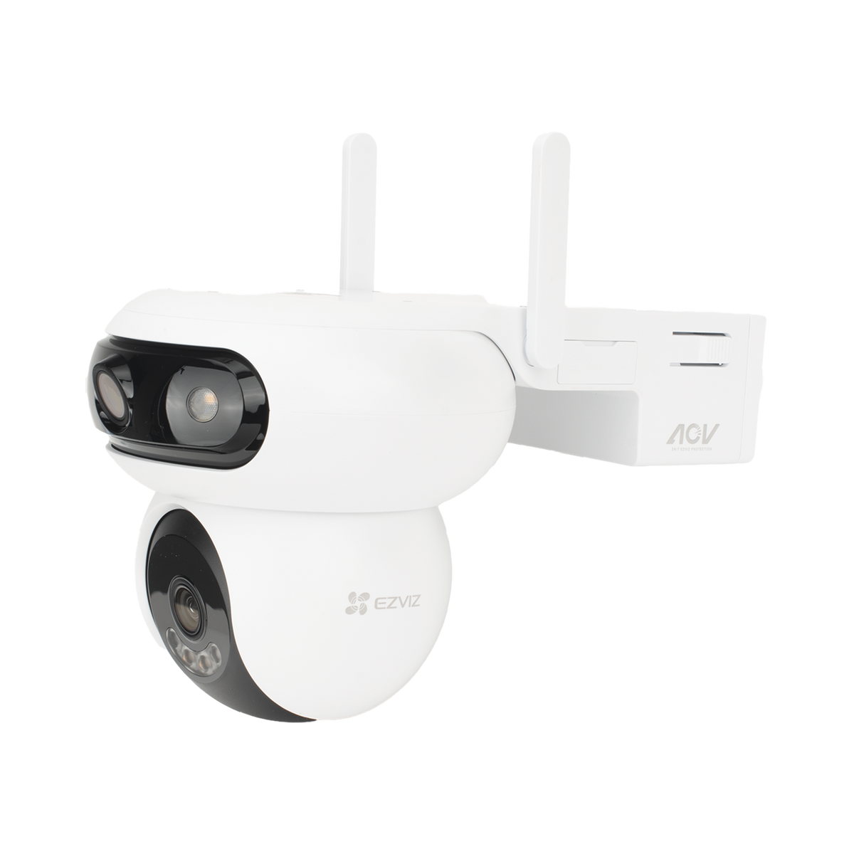 Camara IP Solar Doble Lente 4MP+4MP Wi-Fi 6 4G LTE Bateria 10,400 mAh Panel Solar 8W IP65 EZVIZ CSHB90X/SP/4G/W - Imagen 8