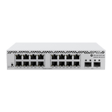 Switches PoEMIKROTIKCSS318-16G-2S+INSwitch Administrable 16 Puertos Gigabit 2 SFP+ 10G SwOS VLAN MikroTik CSS318 - 16G - 2S+IN - SILYMX