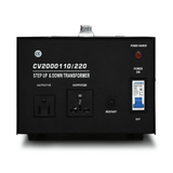 Transformador 2000W Selector Voltaje 110/220 VCA Entrada Salida EPCOM POWERLINE CV-2000-110/220 - Imagen 1