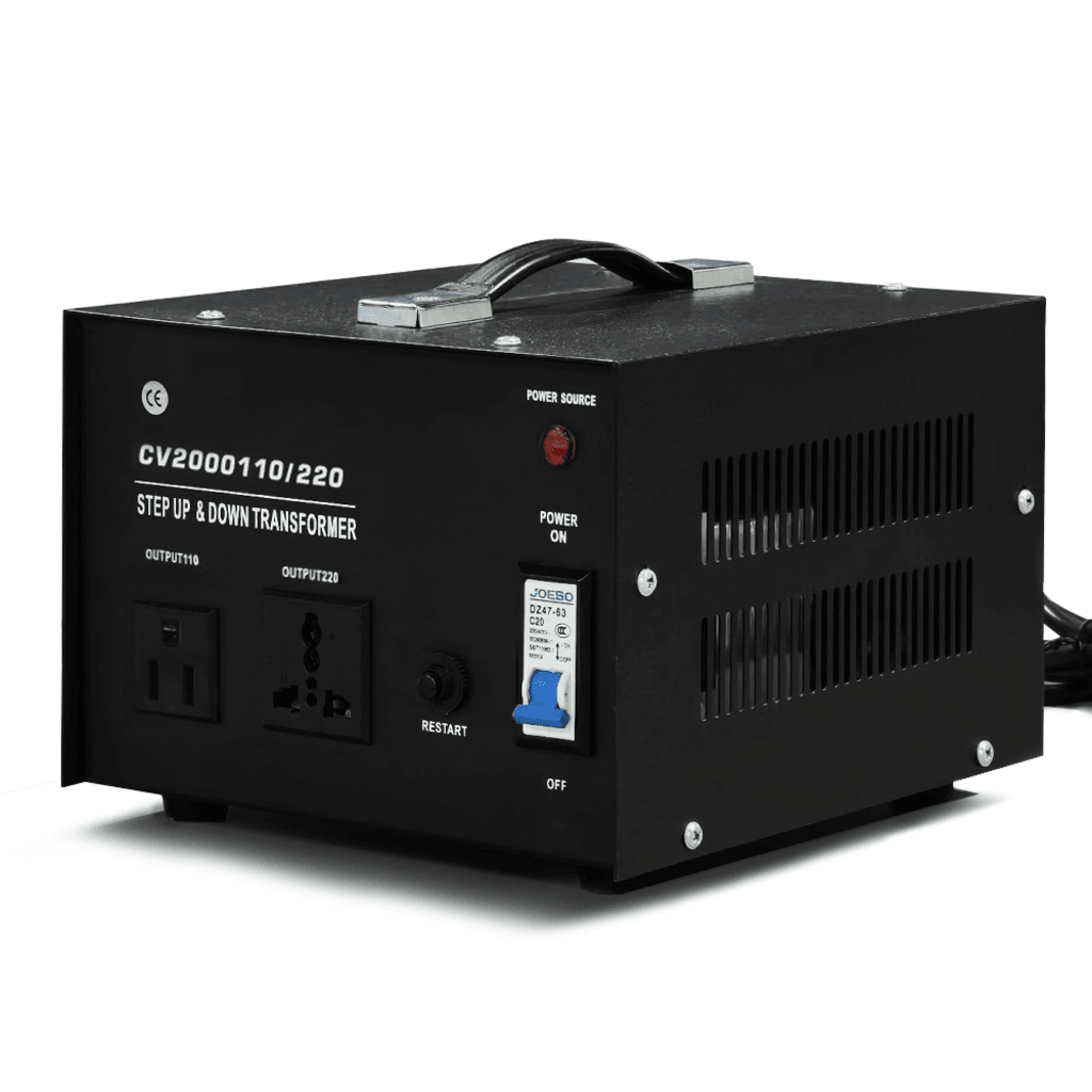 Transformador 2000W Selector Voltaje 110/220 VCA Entrada Salida EPCOM POWERLINE CV-2000-110/220 - Imagen 3