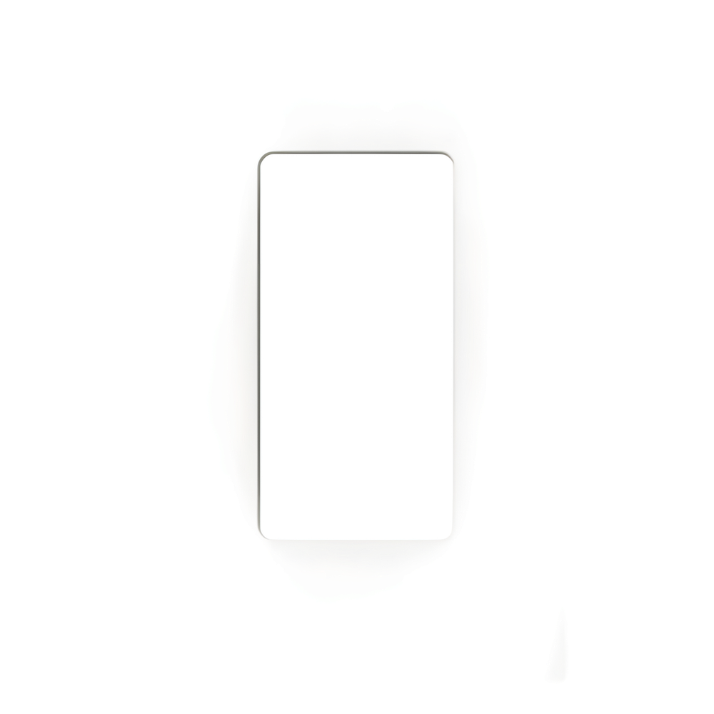Placa de Pared Decoradora 1 Espacio Sin Tornillos Visibles Blanco Brillante 11.9x7.5cm LUTRON ELECTRONICS CW1WH - Imagen 1