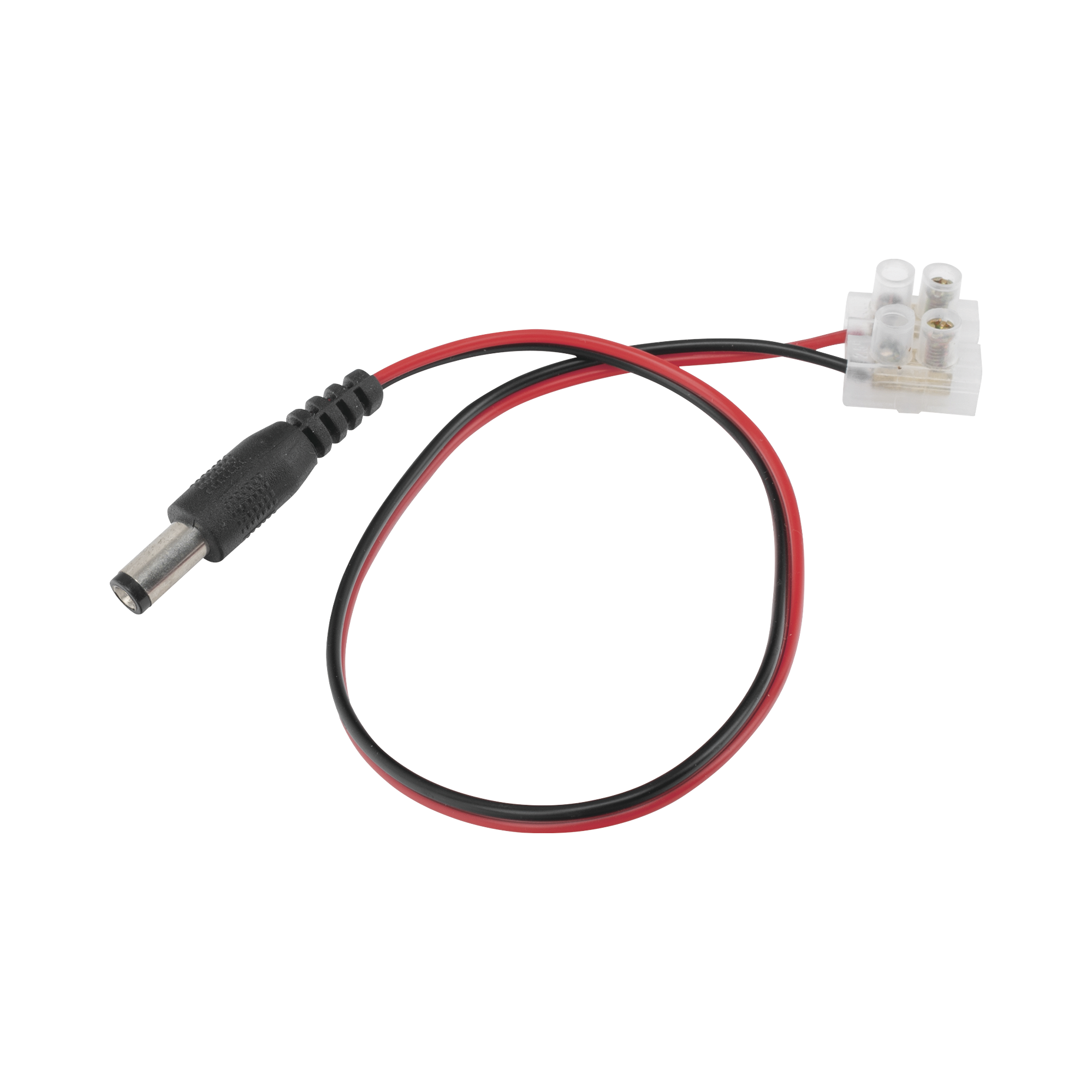 Cable de Alimentación con Conector Macho a Bloque de Terminal Atornillable / Calibre 18 AWG / Longitud 28.5 cm / Ideal para alimentacion de Cámaras. EPCOM POWERLINE - Imagen 1