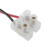 Cable de Alimentación con Conector Macho a Bloque de Terminal Atornillable / Calibre 18 AWG / Longitud 28.5 cm / Ideal para alimentacion de Cámaras. EPCOM POWERLINE - Imagen 2