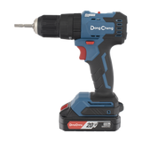 Rotomartillo Inalámbrico 20V / Motor Brushless / Broquero 1/2 in / 50 Nm Par de Apriete / 2 Baterías 2.0Ah con Cargador y Maletín DONGCHENG - Imagen 2