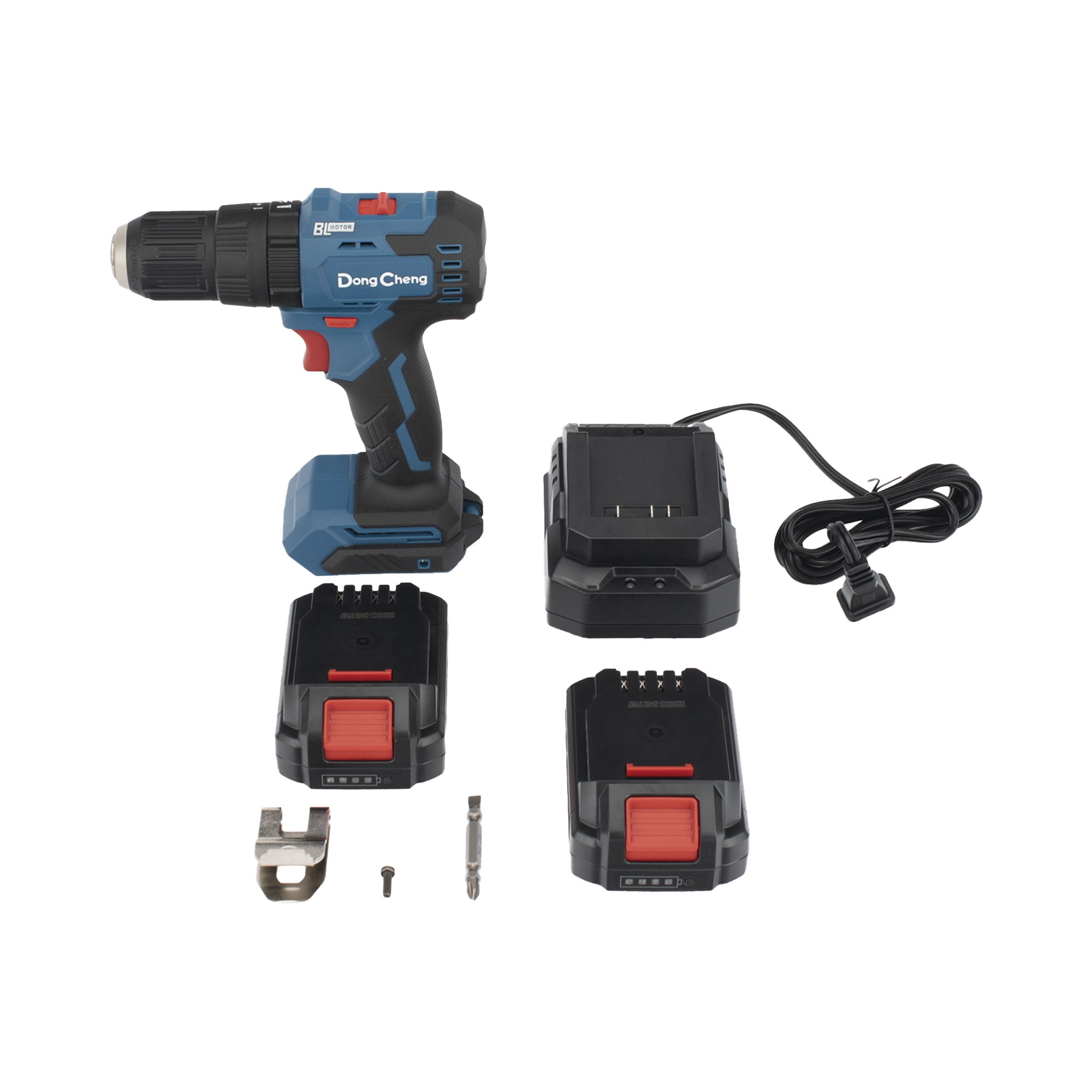 Rotomartillo Inalámbrico 20V / Motor Brushless / Broquero 1/2 in / 50 Nm Par de Apriete / 2 Baterías 2.0Ah con Cargador y Maletín DONGCHENG - Imagen 5