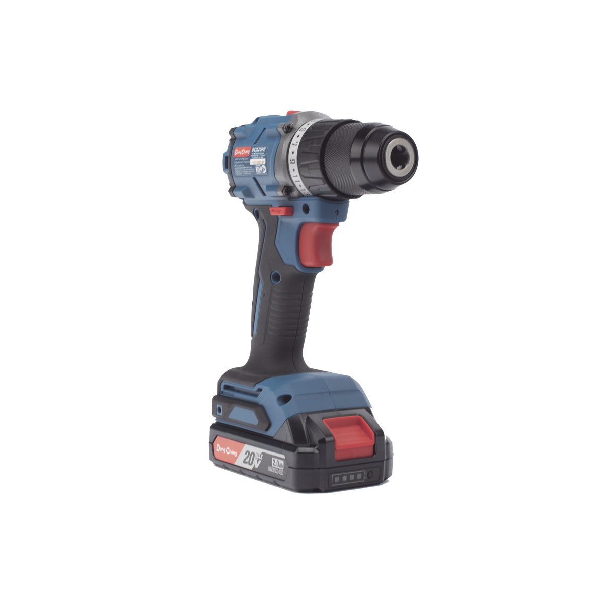 Rotomartillo Inalámbrico 20V Brushless 60Nm Broquero 1/2" 3 Funciones DONGCHENG DCJ-Z2060-IZ - Imagen 2