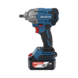 Llave de Impacto Inalámbrica de 20 V, incluye 2 Baterías de 4.0 AH, Cargador y Estuche plástico. DONGCHENG - Imagen 1