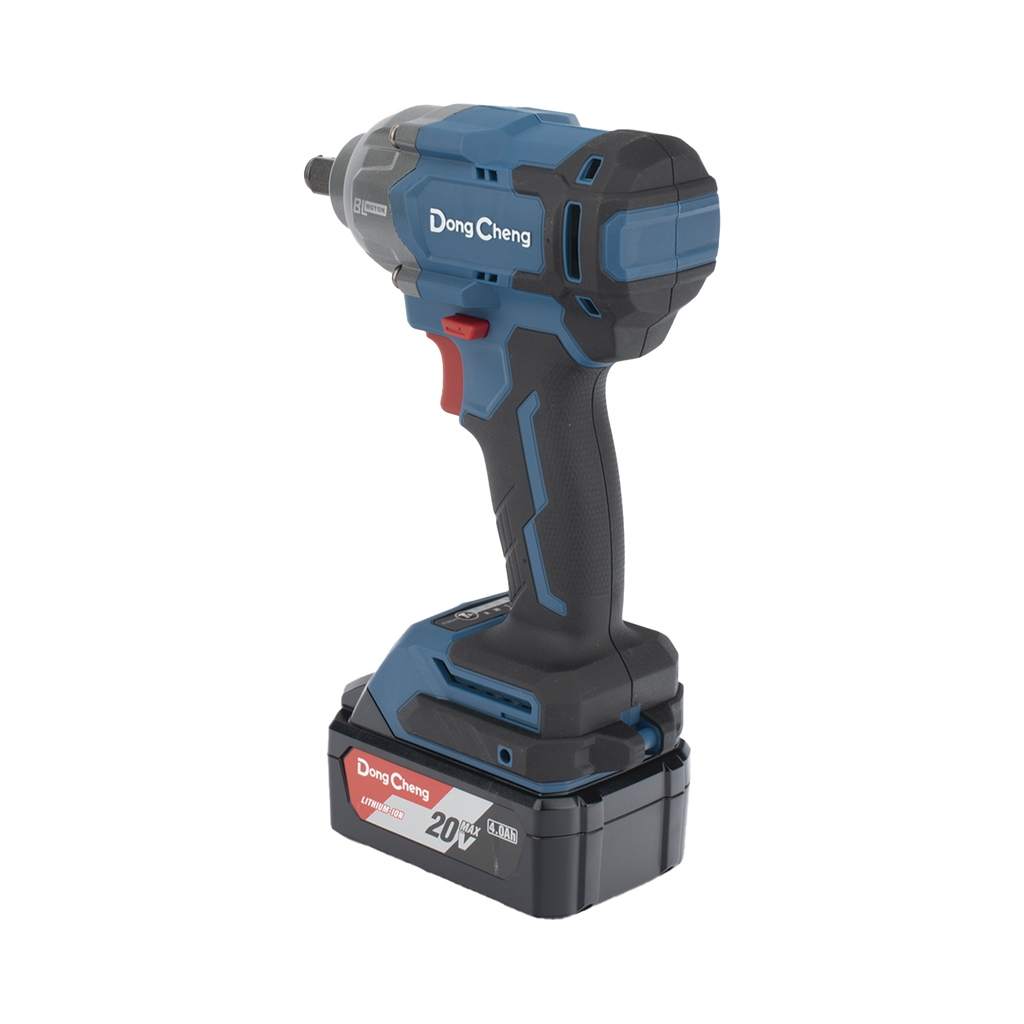 Llave de Impacto Inalámbrica de 20 V, incluye 2 Baterías de 4.0 AH, Cargador y Estuche plástico. DONGCHENG - Imagen 2