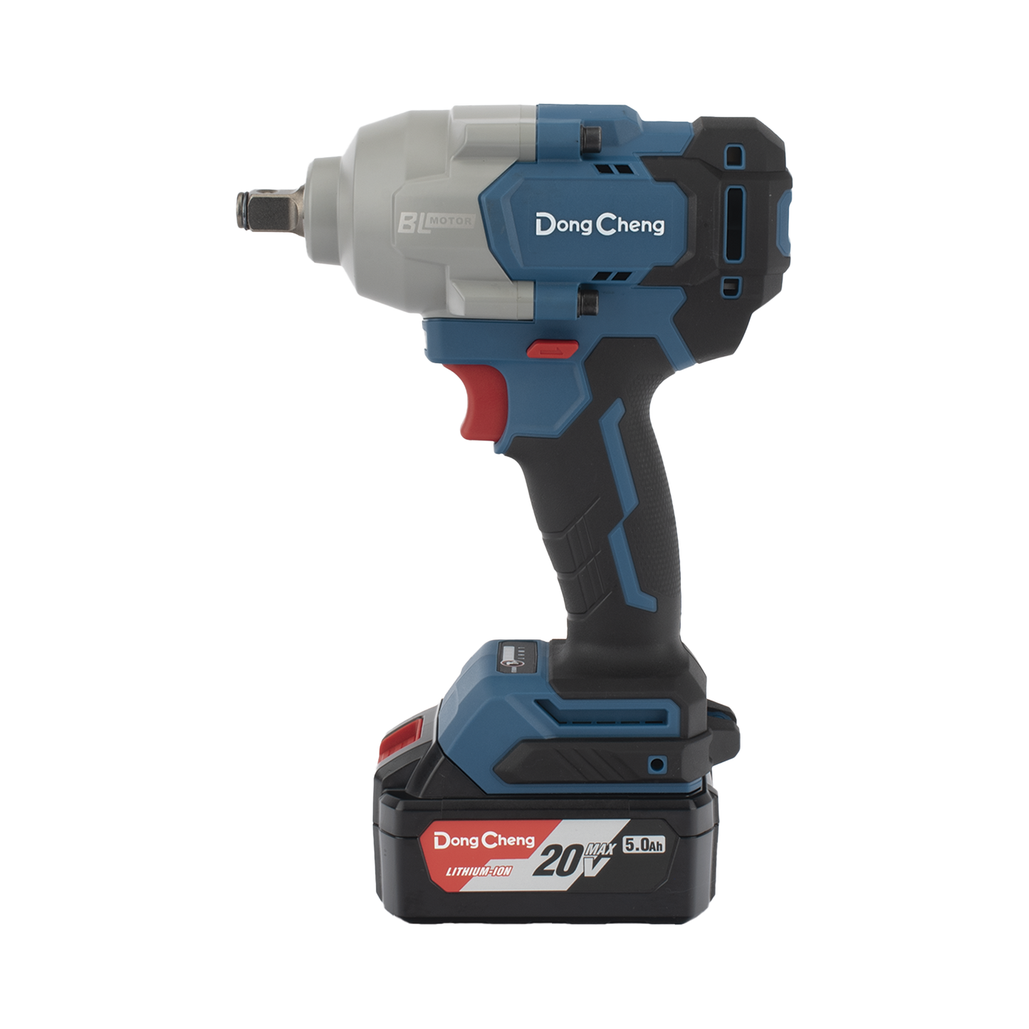 Llave de Impacto Inalámbrica 20V 2 Baterías 5.0Ah Cargador Estuche DONGCHENG DCP-B698-FK - Imagen 1