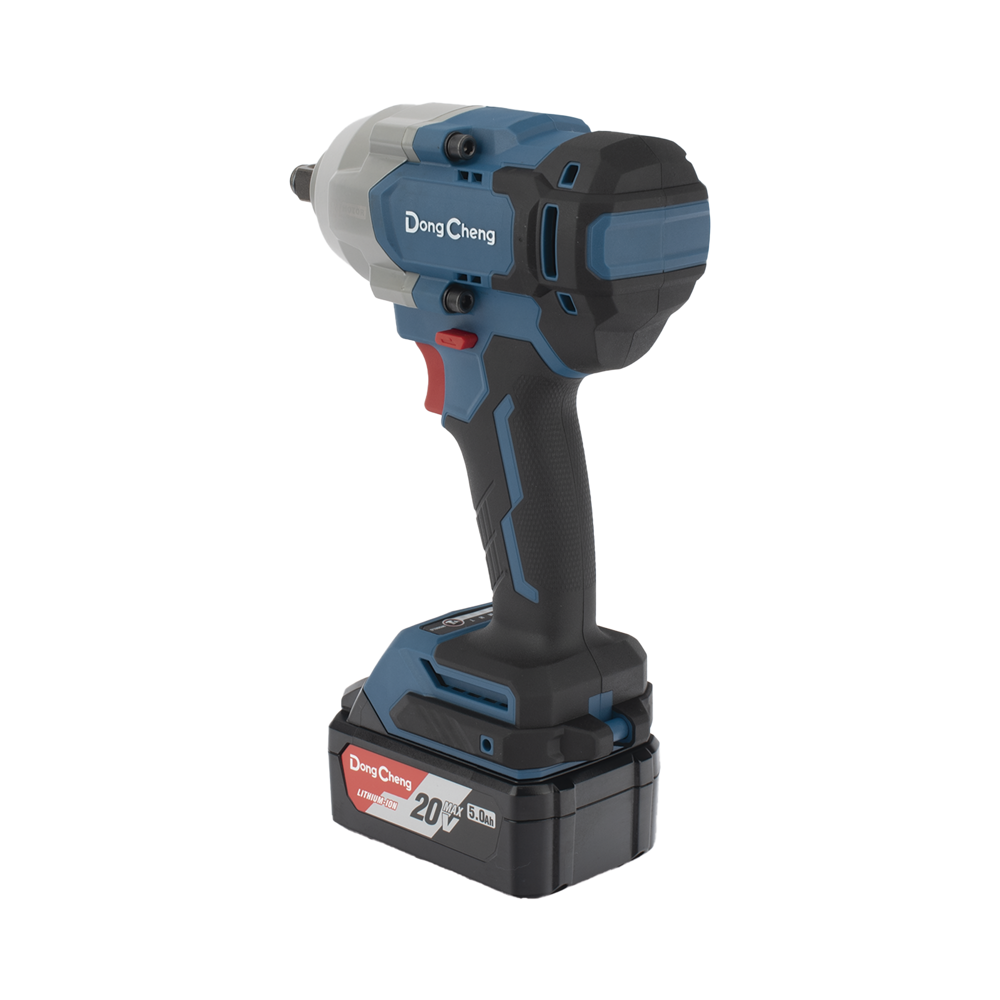 Llave de Impacto Inalámbrica de 20 V, incluye 2 Baterías de 5.0 AH, Cargador y Estuche plástico. DONGCHENG - Imagen 2