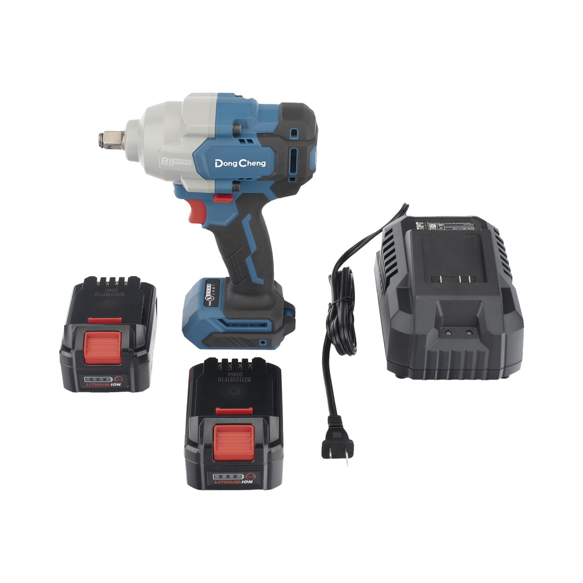 Llave de Impacto Inalámbrica de 20 V, incluye 2 Baterías de 5.0 AH, Cargador y Estuche plástico. DONGCHENG - Imagen 4