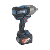 Llave de Impacto Inalámbrica de 20V, Entrada de 3/4 in, Incluye 2 Baterías de 6Ah, Cargador y Estuche DONGCHENG - Imagen 3