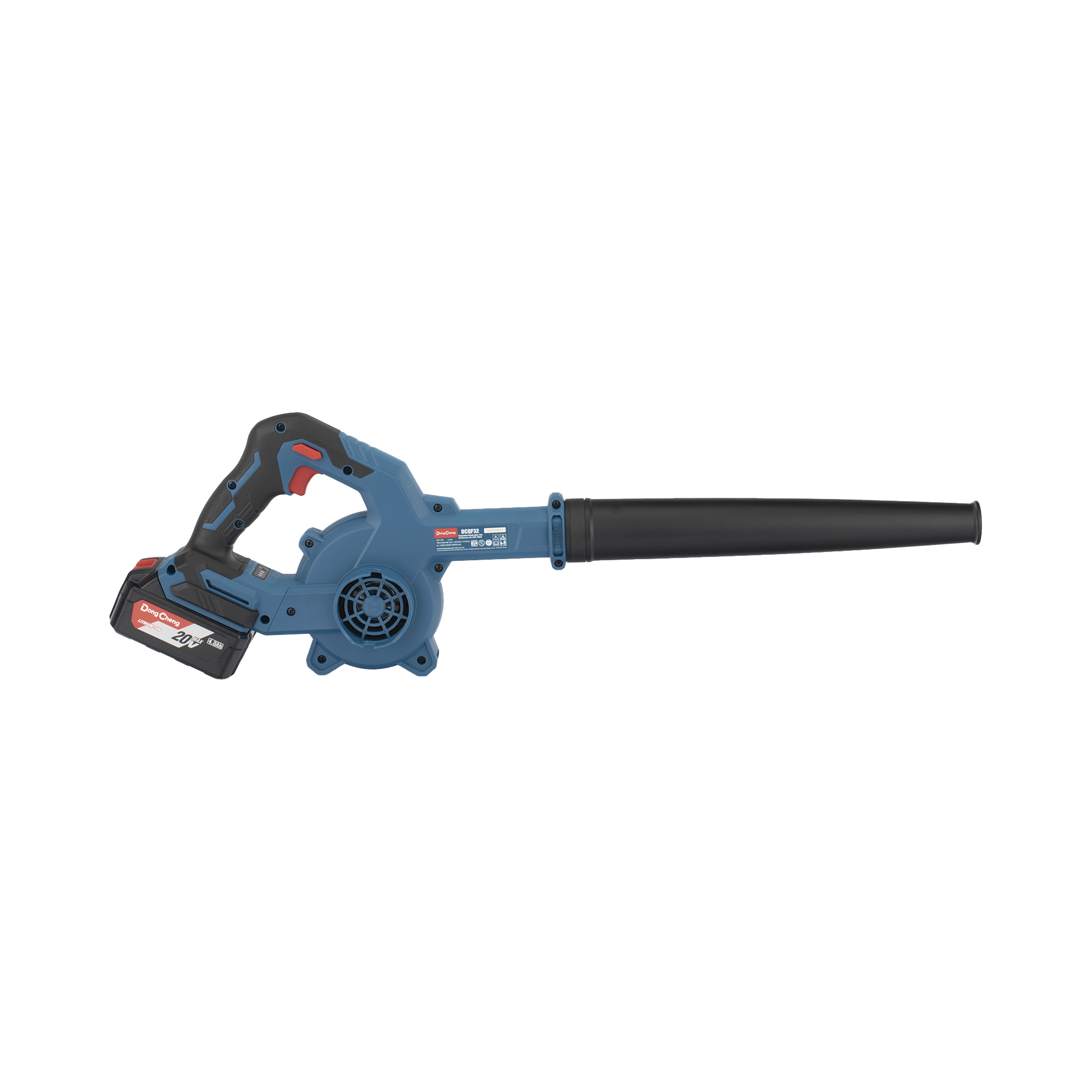 Sopladora Inalámbrica de 20V, Incluye batería de 4.0Ah, Cargador y bolsa Guarda Polvo DONGCHENG - Imagen 2