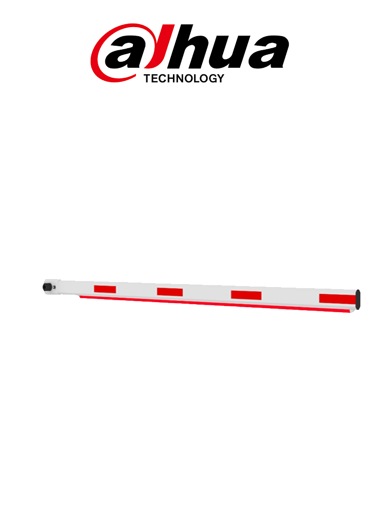 Brazo Barrera Vehicular 4m Aluminio LED Integradas Antioxidante Dahua IPMECD-0262-M40-LED - SILYMX