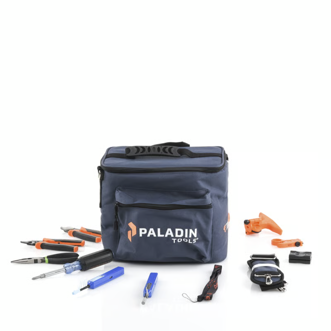 Kit de Herramientas Pro Plus para Instalación de Fibra Óptica con accesorios de limpieza de puertos conectores desforradoras de fibra óptica y medidor de potencia FTK-PP - SILYMX