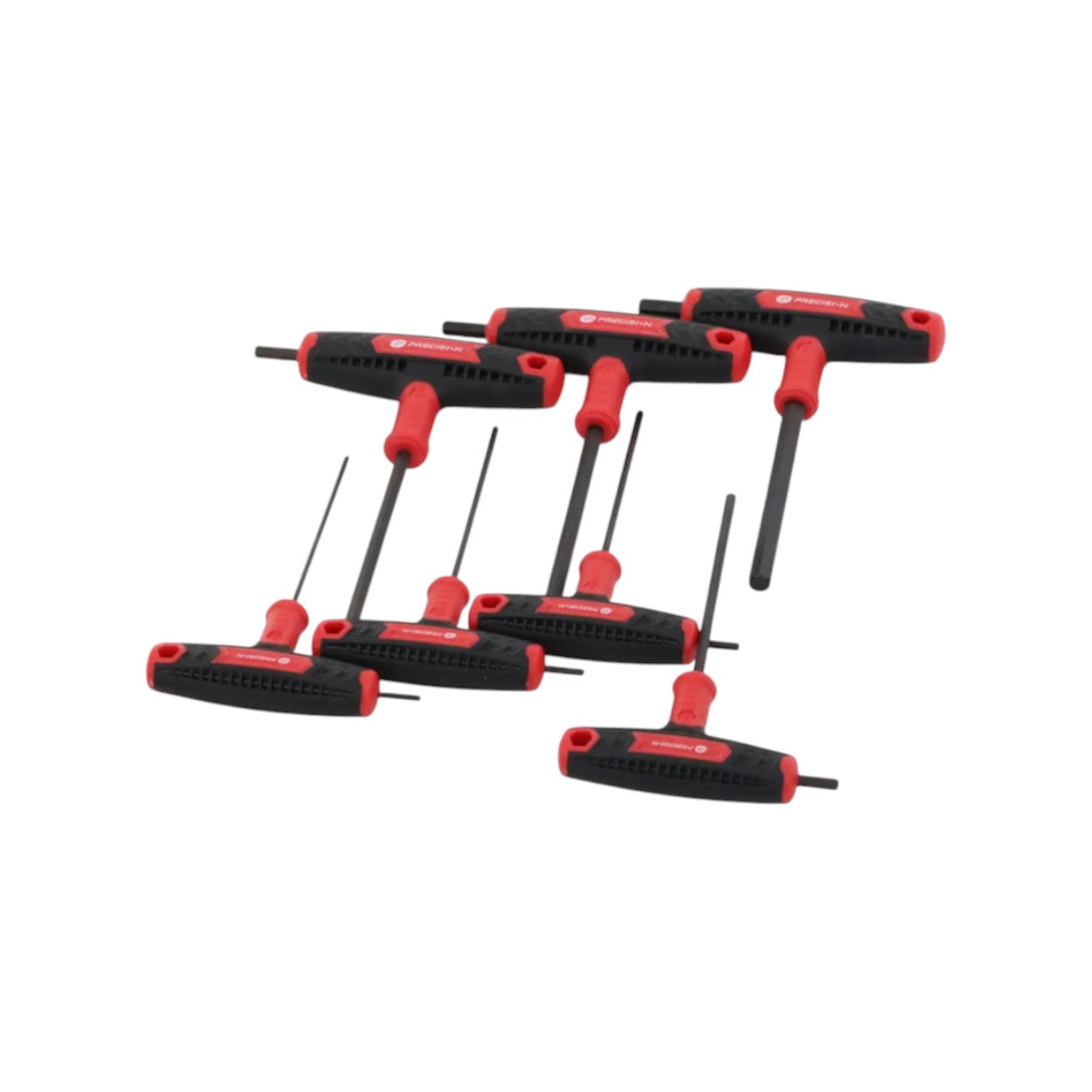 Juego de 7 Llaves Hexagonales Allen Milimétricas con Mango T PST-H03-007 - SILYMX