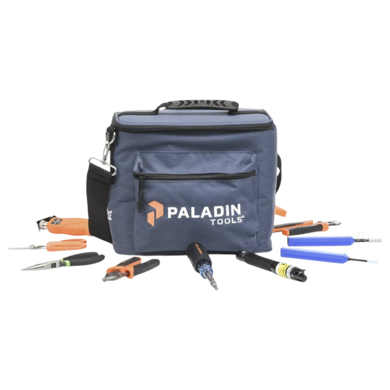 Kit de Herramientas Pro para Instalación de Fibra Óptica con accesorios de limpieza de puertos y conectores y desforradoras de fibra óptica FTK-P - SILYMX