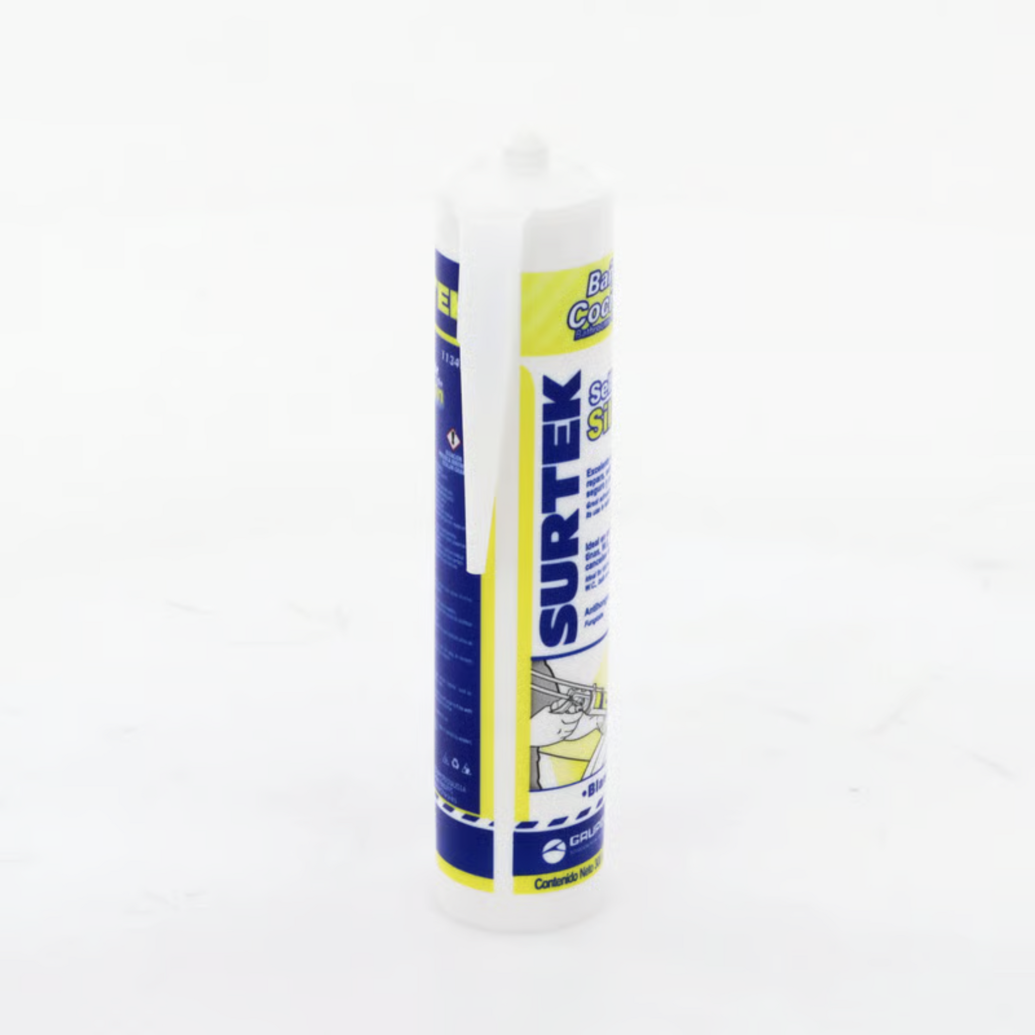 Silicón Para Baños y Cocinas Color Blanco Contenido 280 ml SYS-113-452 - SILYMX